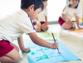 設定保育 絵画
