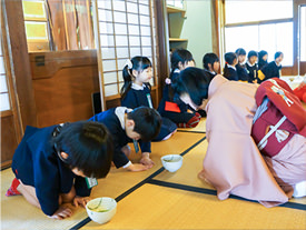 設定保育 茶道教室