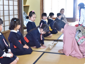設定保育 茶道教室