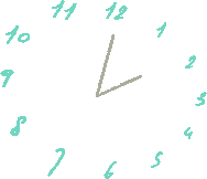 イラスト時計